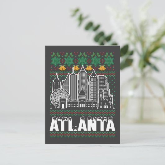 アトランタジョージア醜いクリスマス ポストカード (スタンド正面)