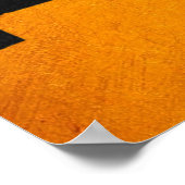 アトランタジョージア金ゴールドスカイライン ポスター (角)