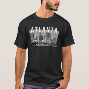 アトランタジョージアATLザAゲートシティスカイライン Tシャツ