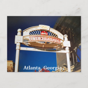 アトランタジョージアAtlanta地下はがき写真 ポストカード