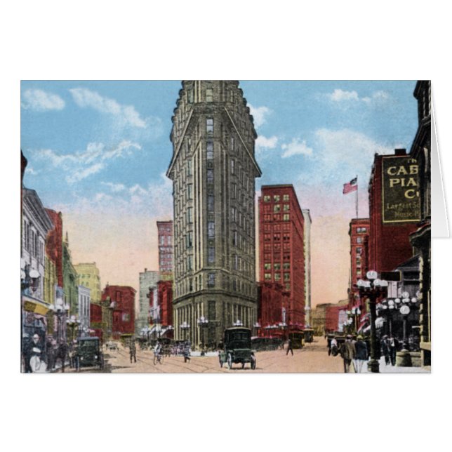 アトランタジョージアFlatiron Bldg Peachtreeおよび広い (正面横)