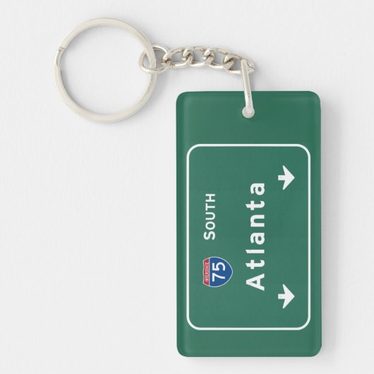 アトランタジョージアgaの州間幹線道路の高速道路: キーホルダー (正面)