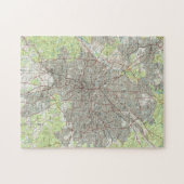 アトランタジョージアMap (1981年) ジグソーパズル (横)