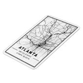 アトランタジョージアUSAシティトラベルシティマップ マグネット (左側)