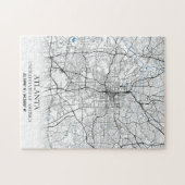 アトランタジョージアUSAトラベルシティマップ ジグソーパズル (横)