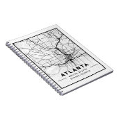 アトランタジョージアUSAトラベルシティマップ ノートブック (右側)