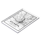 アトランタジョージアUSAトラベルシティマップ ノートブック (左側)