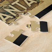 アトランタスカイラインアトランタヴィンテージトラベル ジグソーパズル (側面)