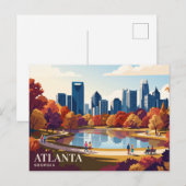 アトランタスカイラインUSA ポストカード (正面/裏面)
