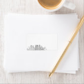 アトランタスタイル化スカイライン |ラベ空白のル ラベル (インサイチュ)