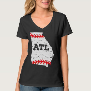 アトランタソフトールマップアトランタソフトボールママパパ Tシャツ