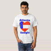 アトランタハート国旗 Tシャツ (正面フル)