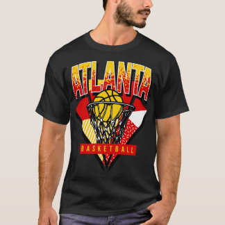 アトランタバスケットボール90sスローバック tシャツ