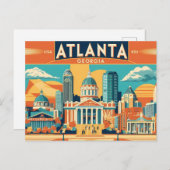 アトランタビベスAレトロトリビュートへGRGハート ポストカード (正面/裏面)