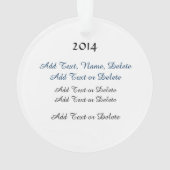 アトランタピーチ – SRF オーナメント (裏面)