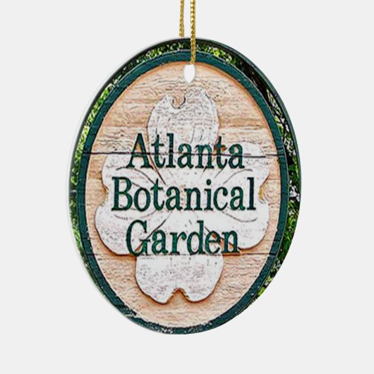 アトランタボタニカルガーデンクリスマスオーナメント セラミックオーナメント (右)