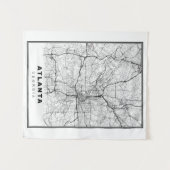 アトランタマップ タペストリー (正面(横))