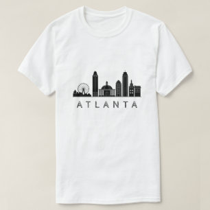 アトランタモダンジョージアスタイルのスカイライン Tシャツ