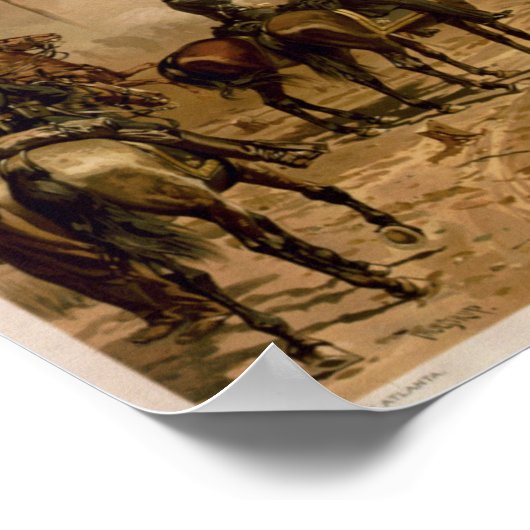 アトランタ包囲 ポスター (角)