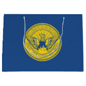 アトランタ国旗、ジョージア大抱き枕 ラージペーパーバッグ (正面)