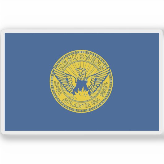 アトランタ国旗、ジョージア州 シール (正面)