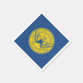 アトランタ国旗、ジョージア紙ナプキンス スタンダードカクテルナプキン (角)