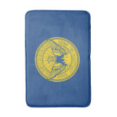 アトランタ国旗、ジョージア・バスルーム・マット バスマット (正面縦)