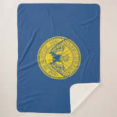 アトランタ国旗（ジョージア，米国） シェルパブランケット (正面)