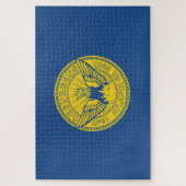 アトランタ国旗(ジョージア,米国) ジグソーパズル (縦)