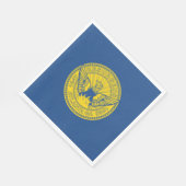 アトランタ国旗（ジョージア，米国） スタンダードランチョンナプキン (角)