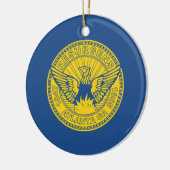 アトランタ国旗(ジョージア,米国) セラミックオーナメント (左)