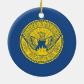 アトランタ国旗(ジョージア,米国) セラミックオーナメント (裏面)