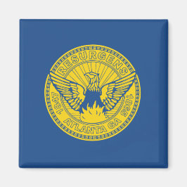 アトランタ国旗（ジョージア，米国） マグネット