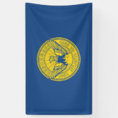 アトランタ国旗（ジョージア，米国） 横断幕 (縦)