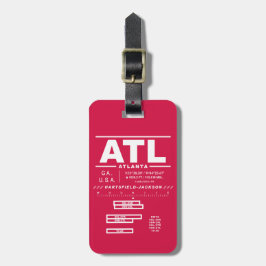 アトランタ国際空港 ATL 荷物タグ ラゲッジタグ