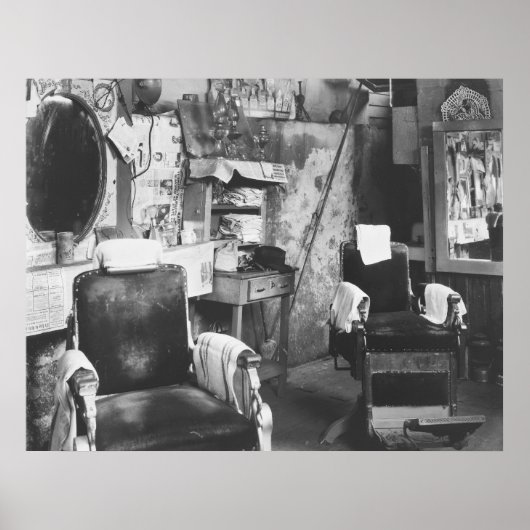 アトランタ理容師店： 1936年 ポスター (正面)