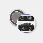 アトランタ磁石 マグネット (正面/裏面)