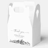 アトランタ結婚のパーソナライズされた優先箱 フェイバーボックス (オープン)