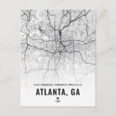アトランタ結婚の週末詳細エンクロージャカード エンクロージャーカード (正面)