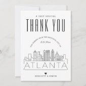 アトランタ結婚ーズ |ありがとう+フォトカード カード (正面)