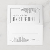 アトランタ結婚ーズ |テーブル名カードの配置 プレイスカード (外部開封)