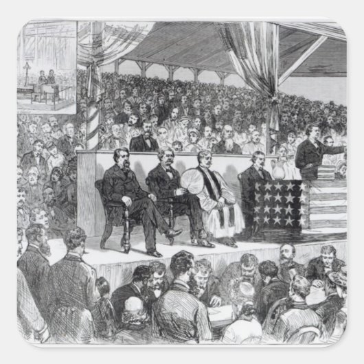 アトランタ綿花国際的博覧会 スクエアシール (正面)