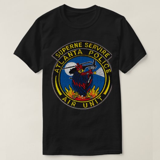 アトランタ警察空軍 Tシャツ (デザイン正面)