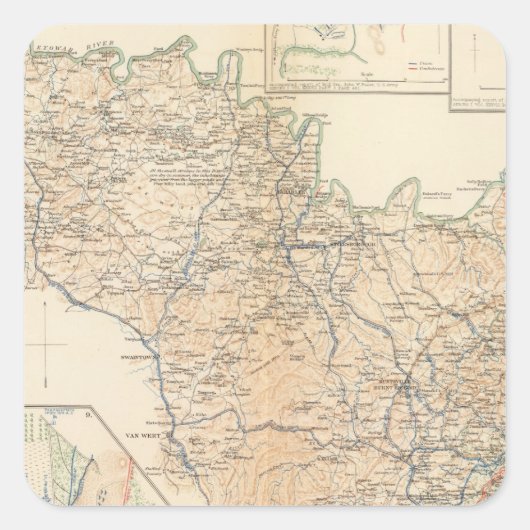 アトランタ選挙運動第3期 スクエアシール (正面)