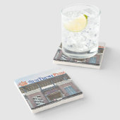 アトランタ野球サントラストフィールド ストーンコースター (横)