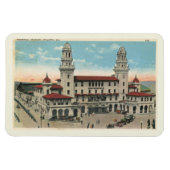 アトランタ1923ターミナルトレイン駅ヴィンテージスタイル マグネット (横)