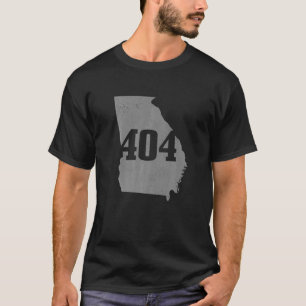 アトランタ404エリアコードAtlジョージア地図州のプライド Tシャツ