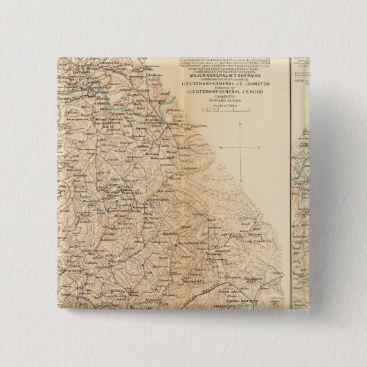 アトランタ·キャンペーン第45回 缶バッジ (正面)