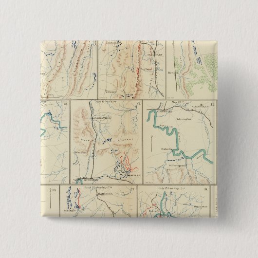 アトランタ·サバンナの行進 缶バッジ (正面)