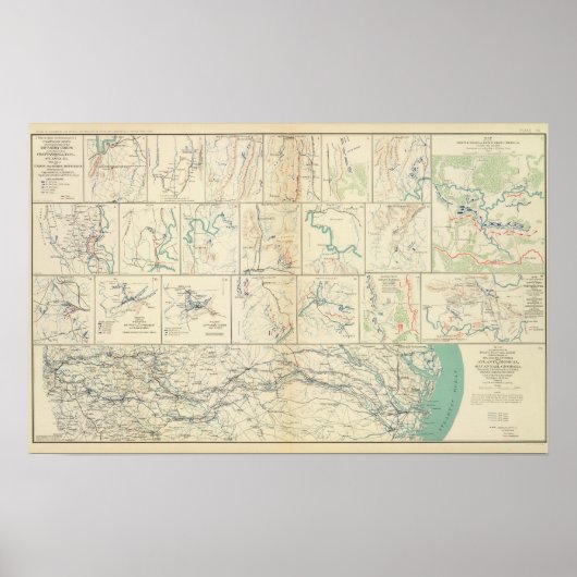 アトランタ・サバンナ行進 ポスター (正面)